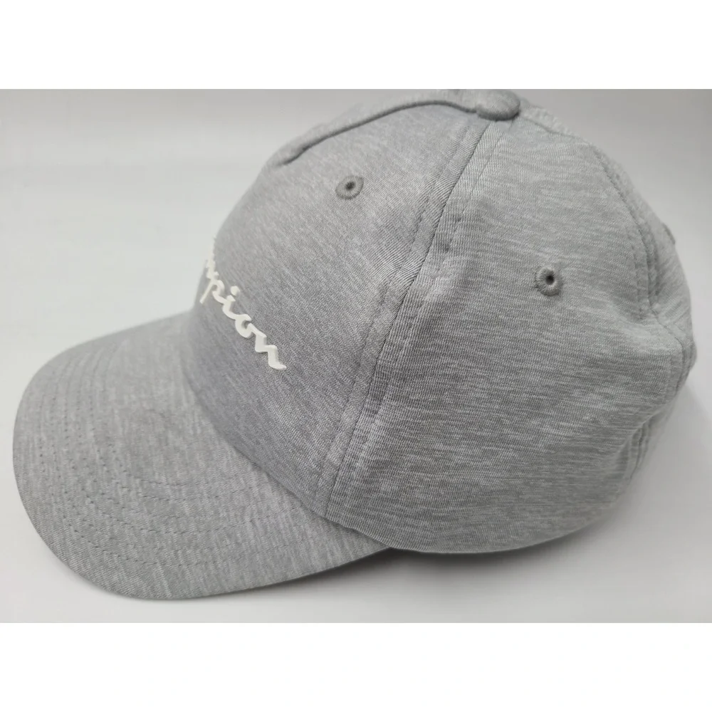 Champion Brand‎ Strapback Adjustable Hat Cap Polyester Blend Dad Men Women Gray